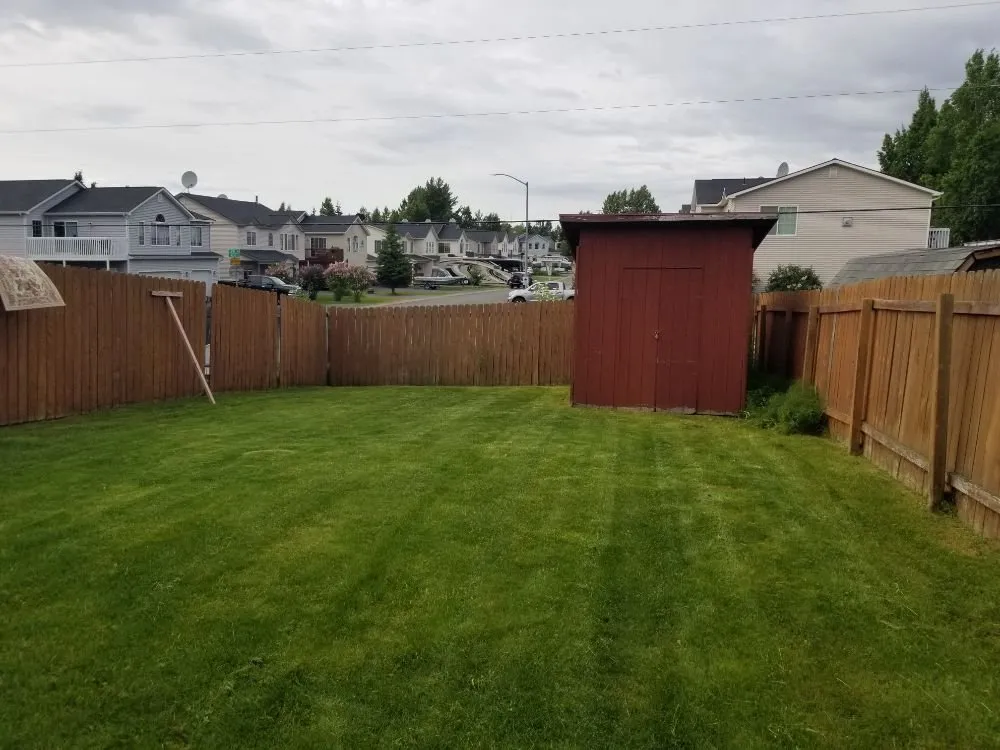 Professional lawn mowing service in Anchorage, AK by Total Lawn Care Service