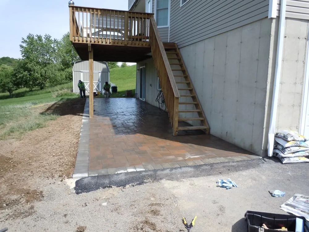 Top-rated landscape installation with custom design in Poughkeepsie, NY by Total Package Landscaping Services