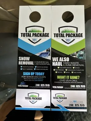 Total Package Lawn Care & Snow Removal Logo