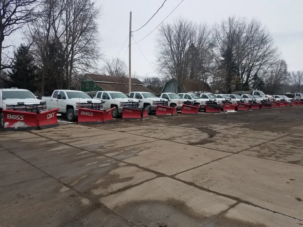 Custom garden landscaping in Plainwell, MI by Total Property Management Group