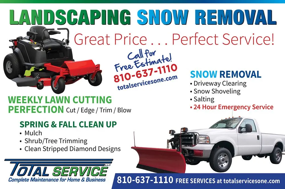 Expert lawn care service in Saint Clair, MI - Total Service LLC
