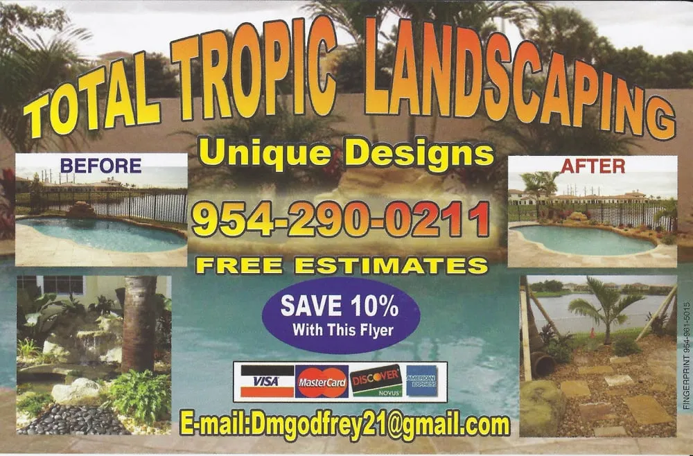 Reliable lawn mowing service experts serving Pembroke Pines, FL - Total Tropic Landscaping