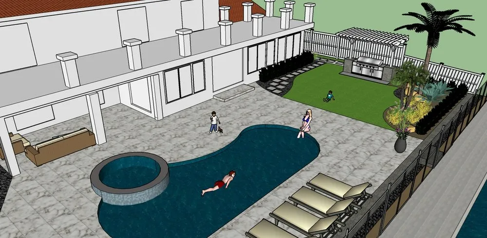 Affordable outdoor landscaping in Pompano Beach, FL by TotalScape Design