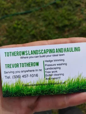 Totherows Landscaping And Hauling Logo