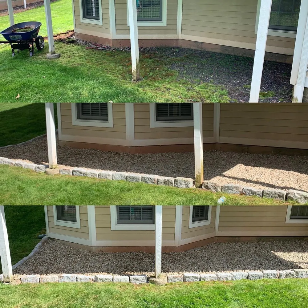 Local landscape design with custom design in Wallingford, CT by Totino Property Services