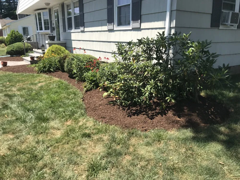 Affordable garden landscaping for residential properties in Wallingford, CT by Totino Property Services