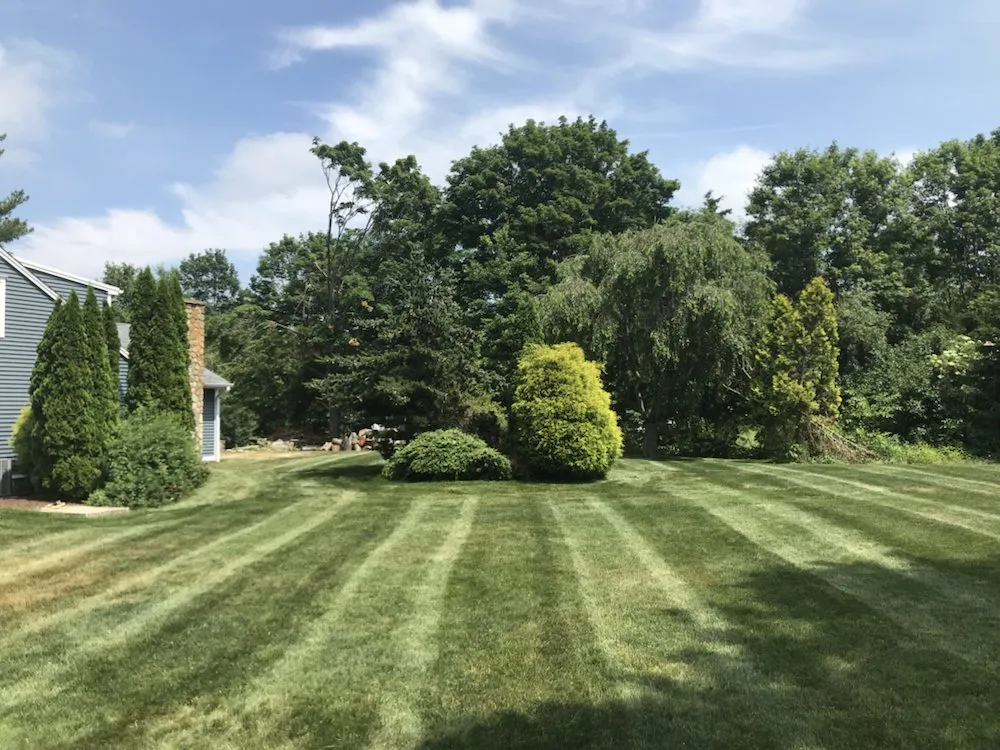 Custom landscape design in Wallingford, CT by Totino Property Services