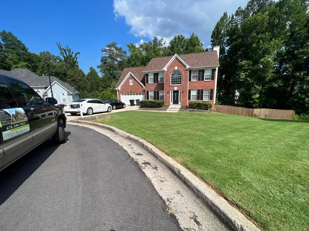 Affordable landscape installation in Ellenwood, GA by Touch By Professionals Landscaping
