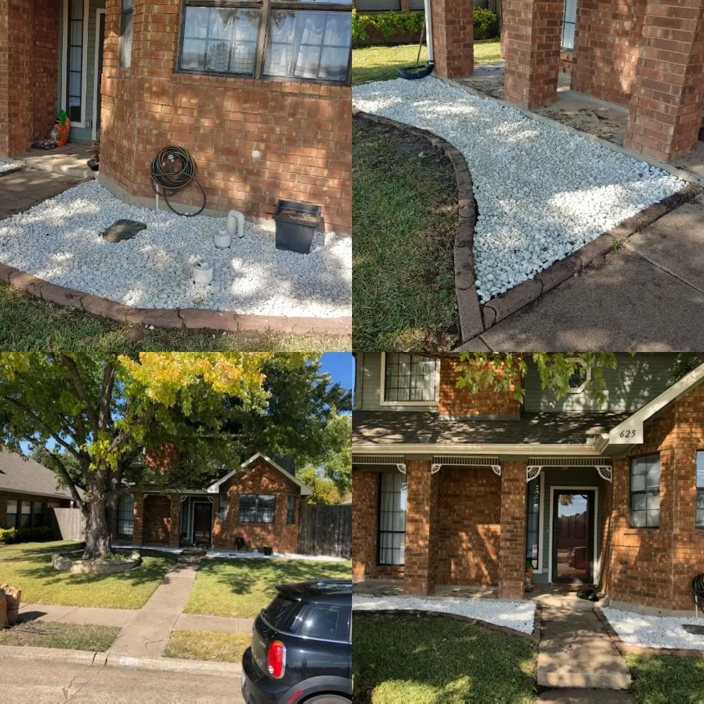 Professional yard cleanup service in Wylie, TX by Touch Of Life Landscape