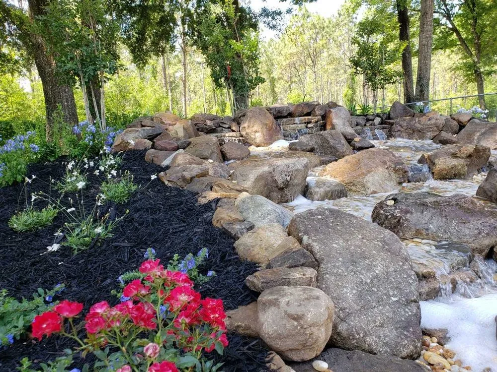 Custom outdoor landscaping in Ocala, FL by Touch Of Paradise Designs