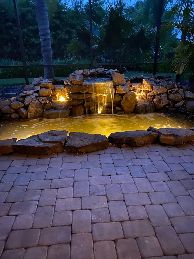 Custom garden landscaping for beautiful yards in Ocala, FL by Touch Of Paradise Designs
