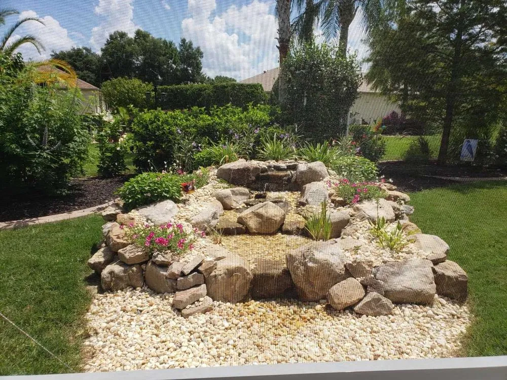 Custom outdoor landscaping in Ocala, FL - Touch Of Paradise Designs