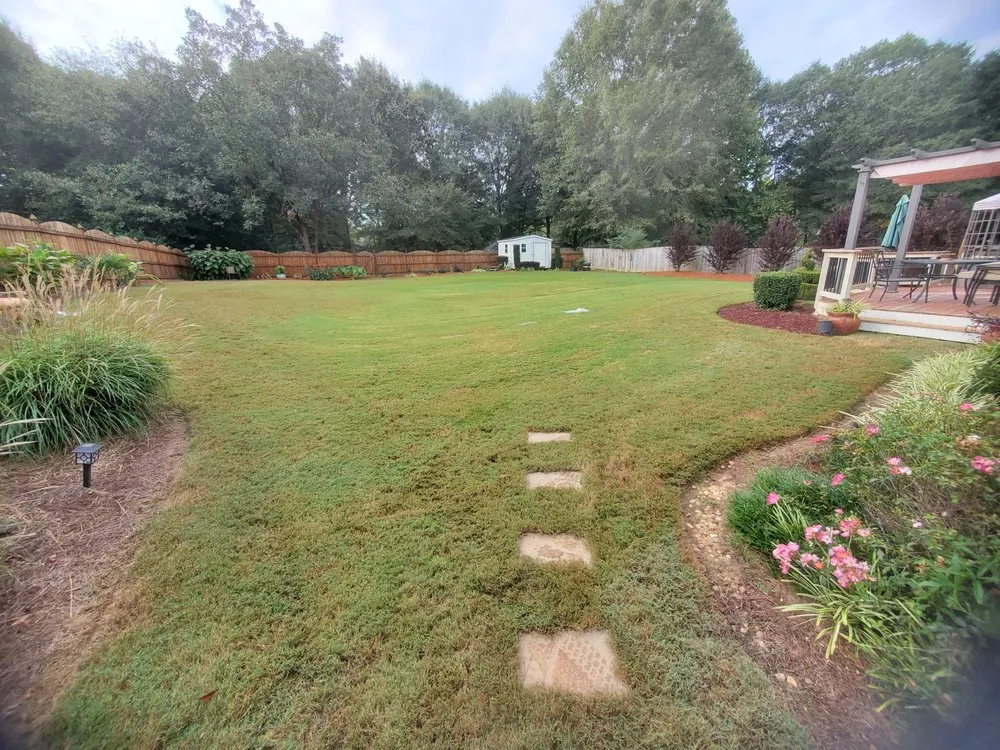 Trusted outdoor landscaping with custom design in Conyers, GA by Touch of Soul lawn Service