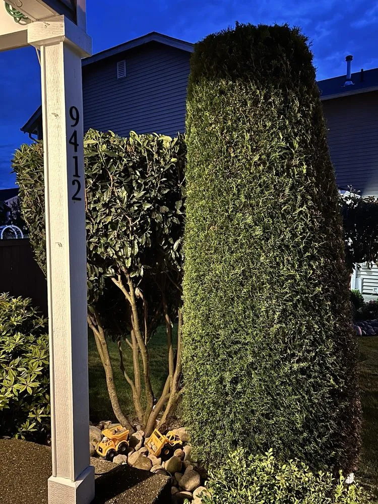 Custom landscape design for year-round maintenance in Puyallup, WA by Touch of Spring