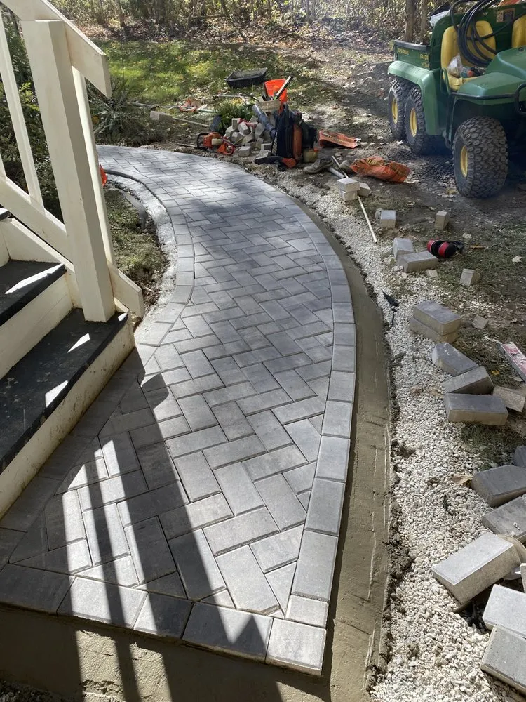 Affordable yard cleanup service for outdoor upgrades in Sherman, NY by Touchstone Hardscapes