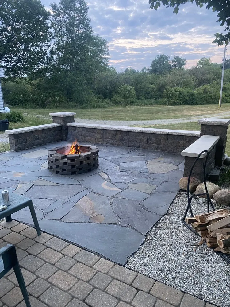 Professional yard maintenance experts serving Sherman, NY - Touchstone Hardscapes