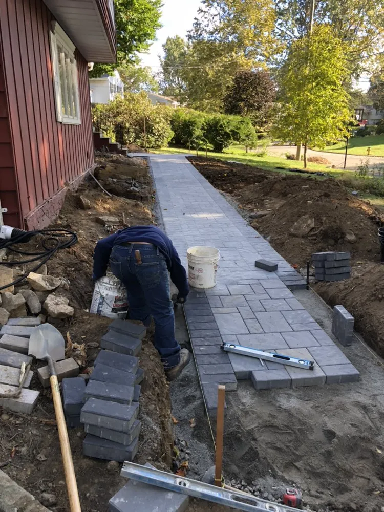 Professional landscape design with custom design in Harrison, NY by Touchstone Landscape Group