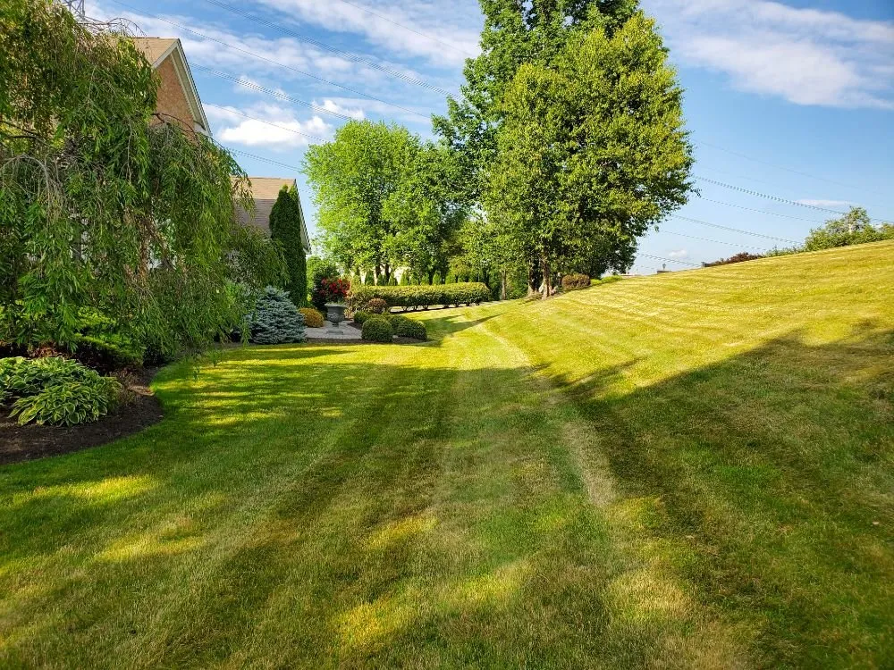 Top-rated lawn mowing service for homes in Hamburg, NJ by Touchstone Landscaping