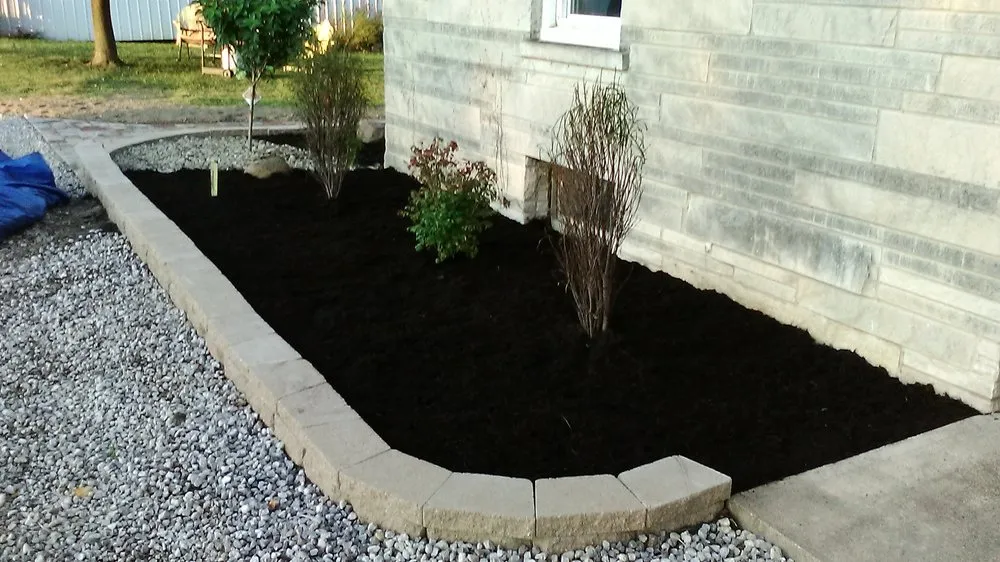 Custom residential landscaping with custom design in Fort Wayne, IN by Toughguysllp