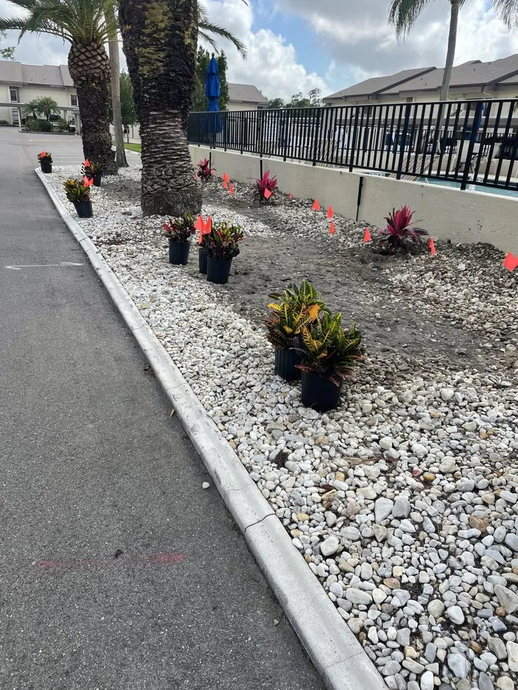 Trusted landscape installation in North Fort Myers, FL by Tower Strong Services