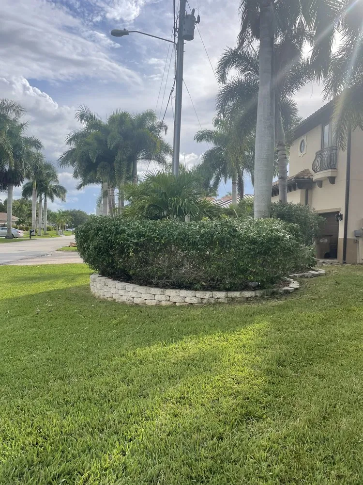 Affordable landscape installation in North Fort Myers, FL by Tower Strong Services