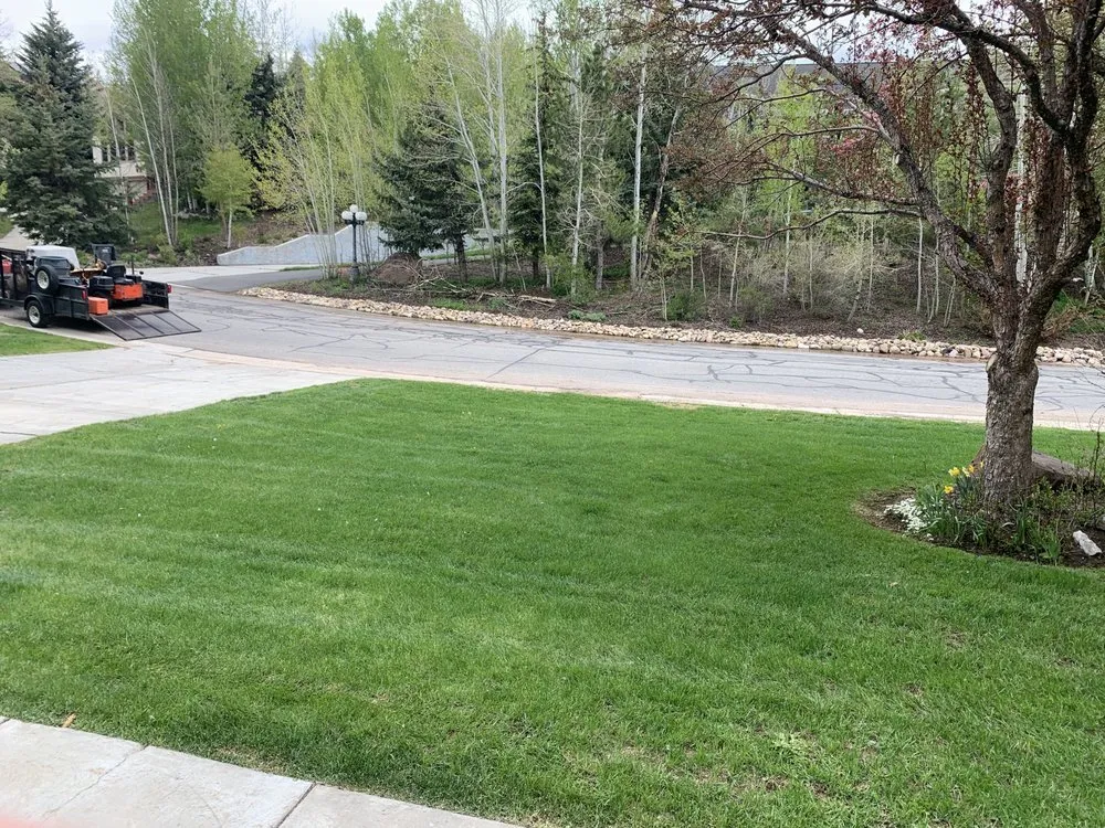 Professional garden landscaping with custom design in Heber City, UT by Town & Country Lawn & Landscape