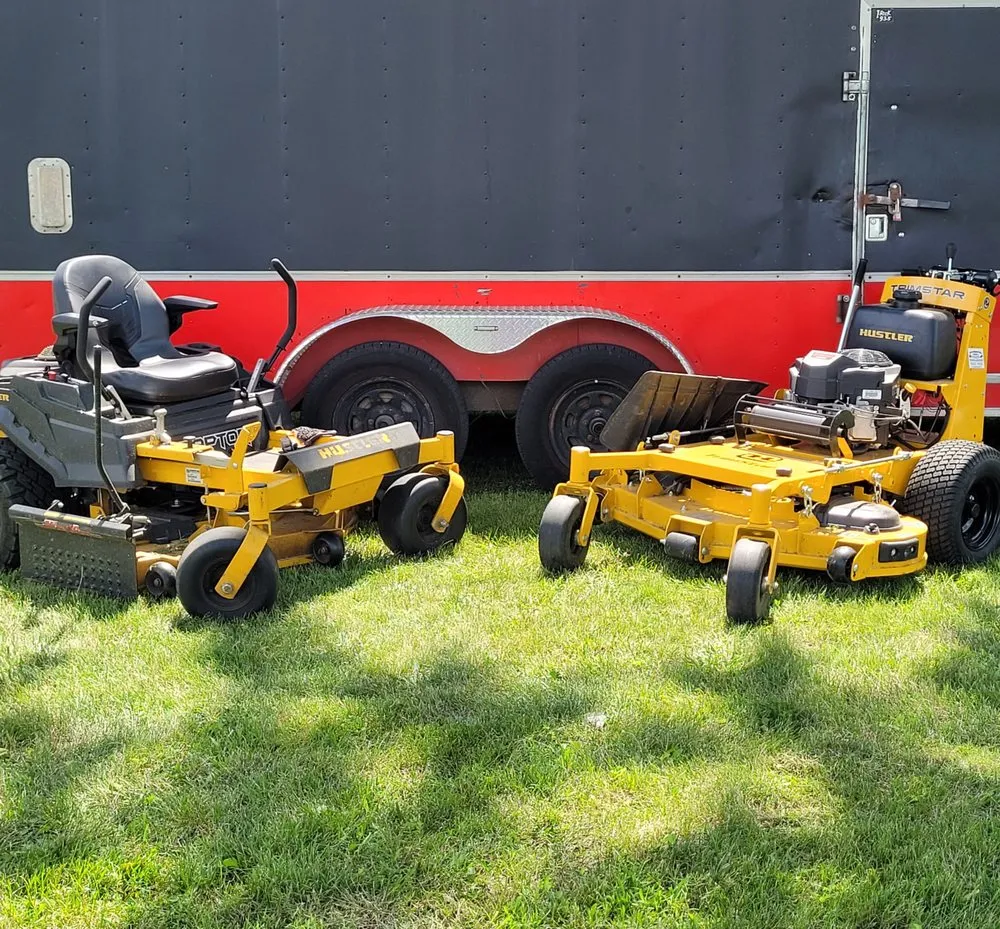 Professional yard cleanup service in Clinton, IA by Town & Country Mowing