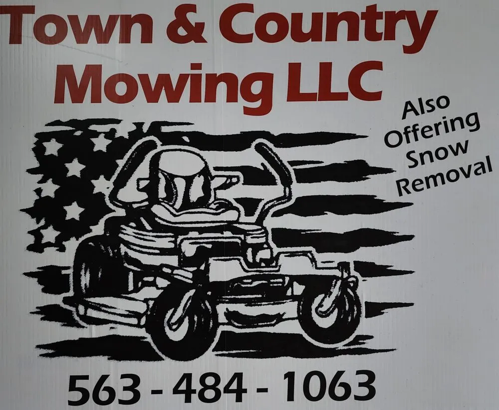 Trusted landscaping services for homes in Clinton, IA by Town & Country Mowing