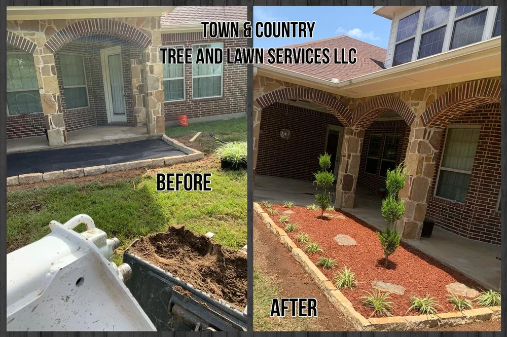 Expert residential landscaping for outdoor upgrades in Seagoville, TX by Town & Country Tree and Lawn Services