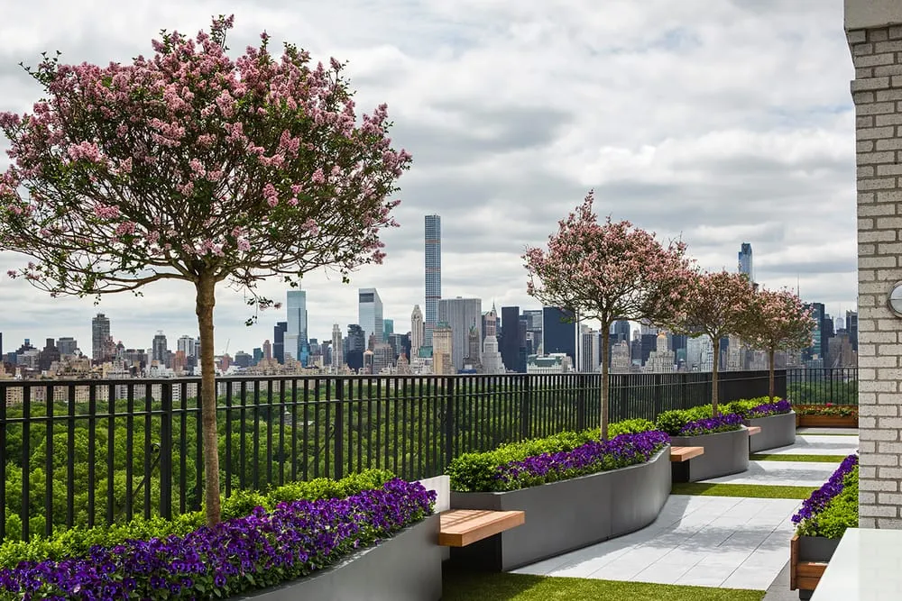 Expert landscape design with custom design in Long Island City, NY by Town & Gardens Ltd.