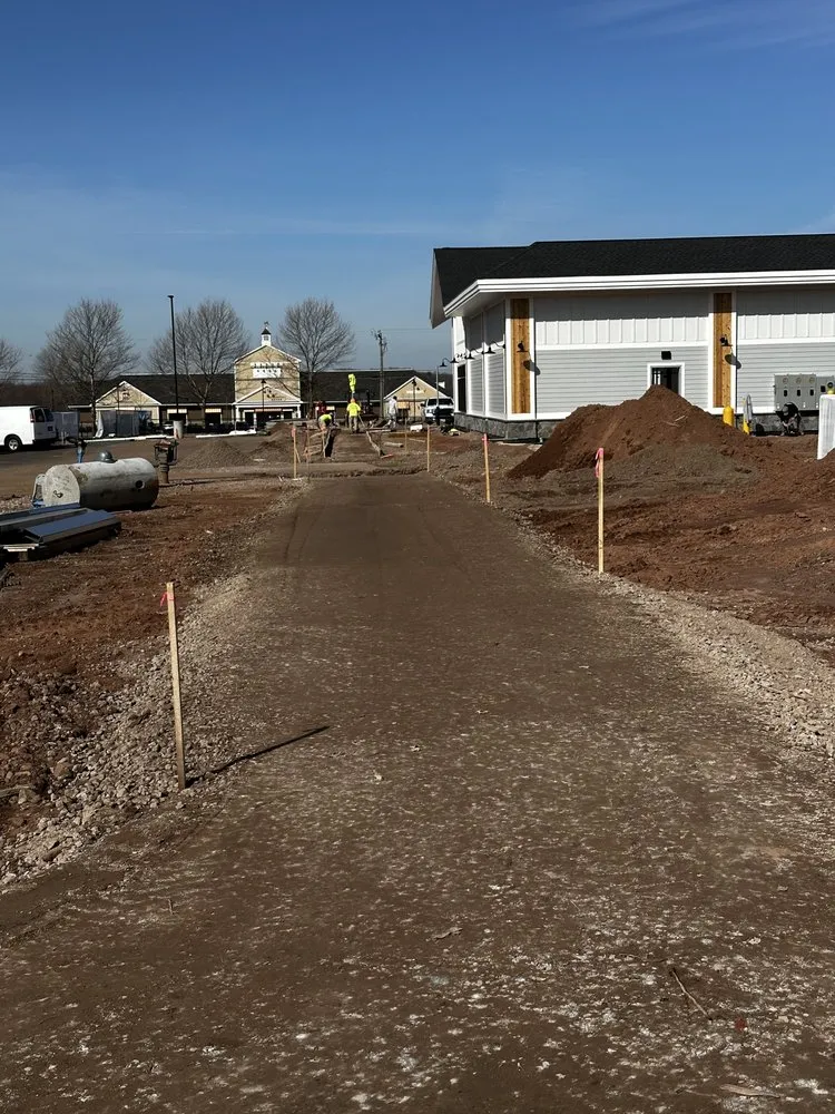 Custom garden landscaping in Ashford, CT by Townline Property Service