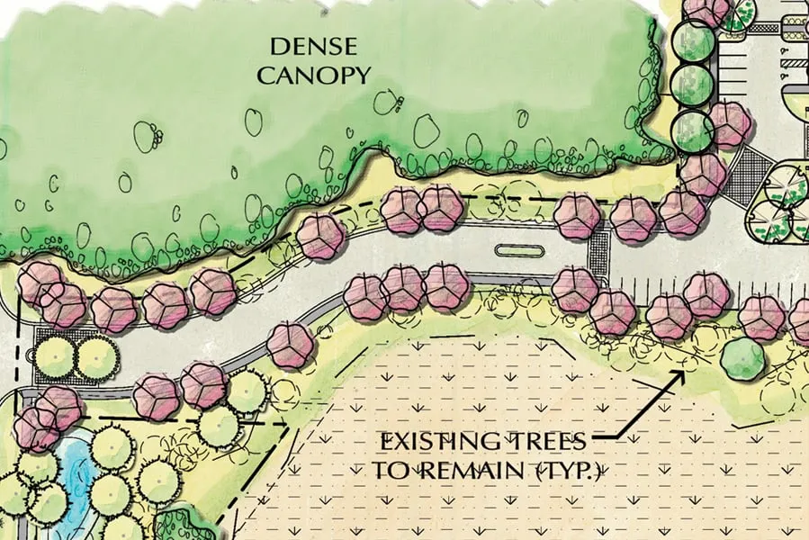 Top-rated landscape design for year-round maintenance in Fayetteville, AR by Township Design