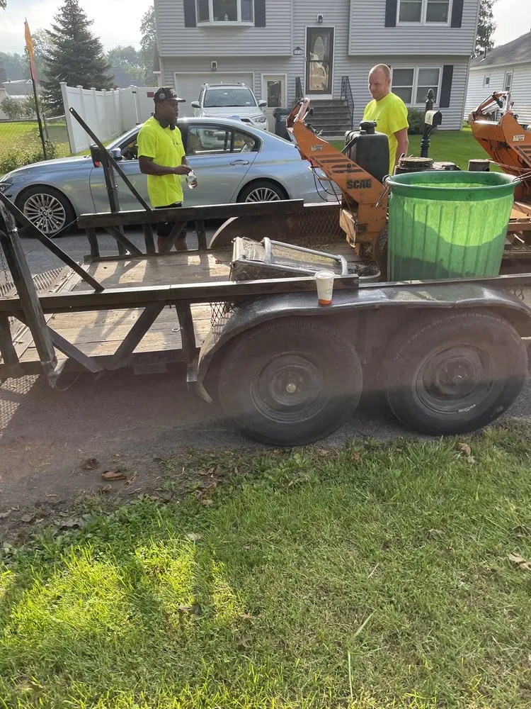 Professional landscape installation in Niskayuna, NY by T&P Fence Company