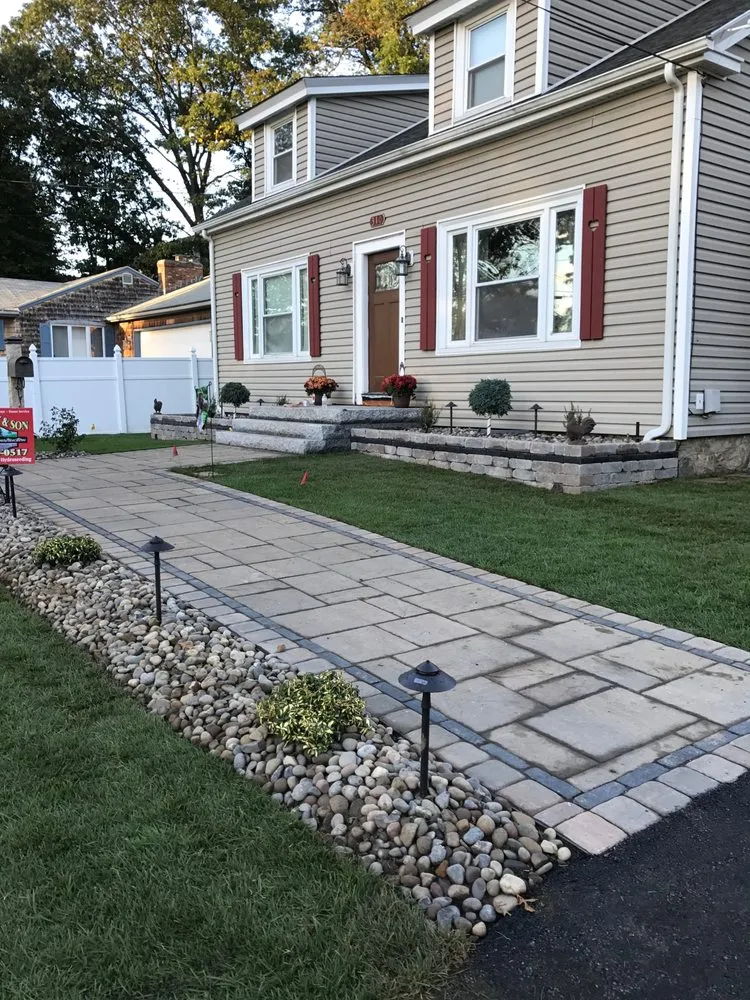 Trusted residential landscaping for residential properties in Woonsocket, RI by T.Perry & Son Landscape Construction