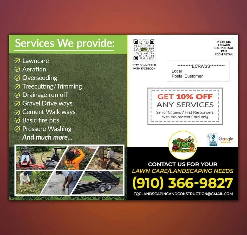 Expert landscape design experts serving Lillington, NC - TQC Landscaping And Construction LLC