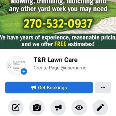T&R Lawn Care Logo