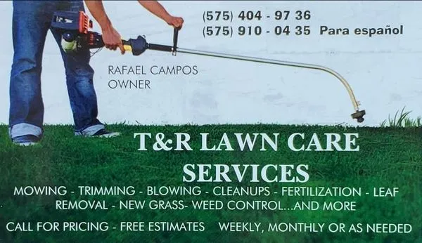 T&R Lawn Care Services Logo