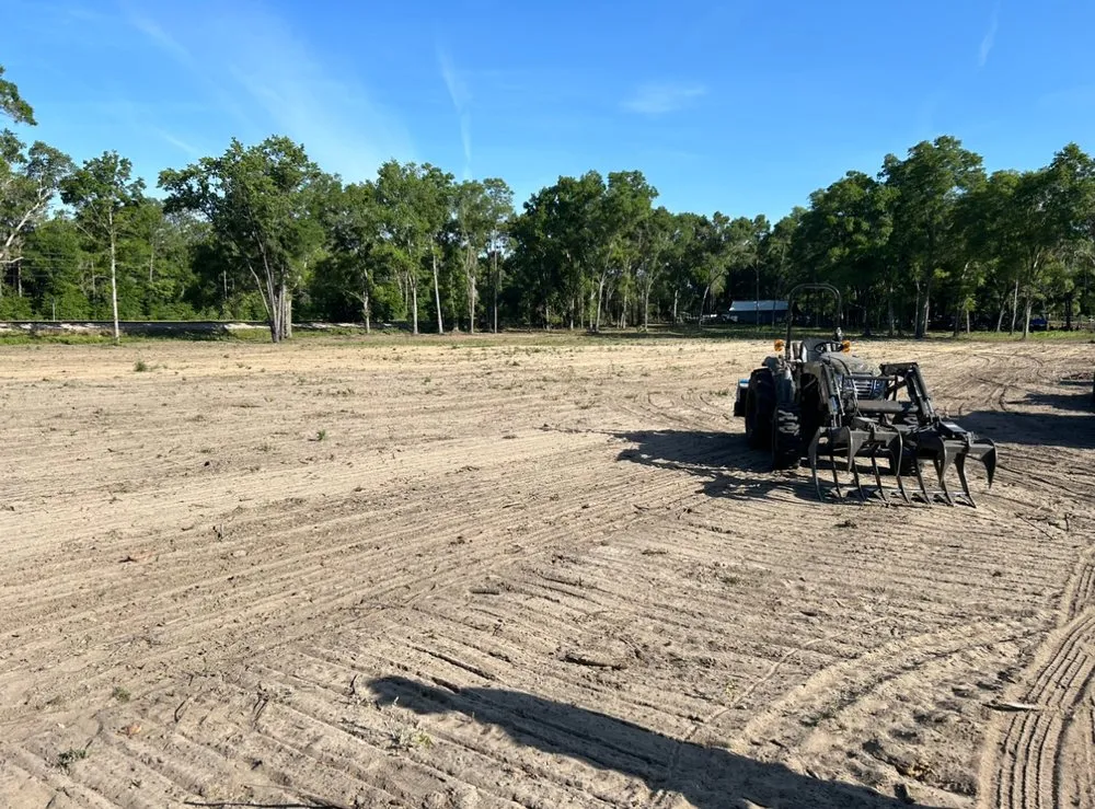 Affordable landscape installation with custom design in Morriston, FL by Tractor For Hire