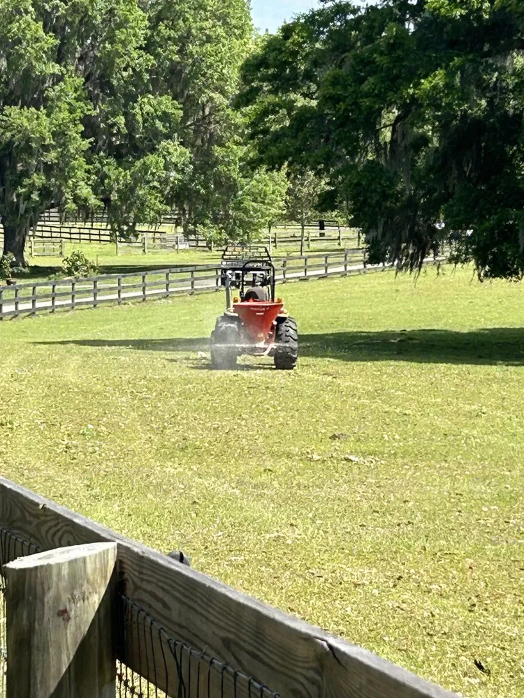 Expert lawn mowing service in Morriston, FL by Tractor For Hire