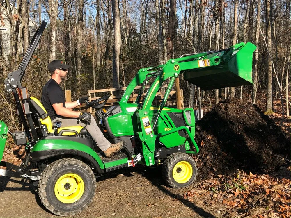 Affordable landscape design in Fredericksburg, VA by Tractor Jobs