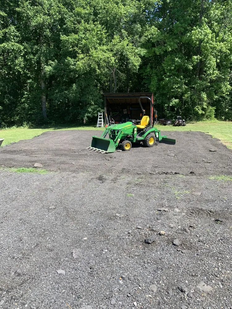 Professional outdoor landscaping in Fredericksburg, VA by Tractor Jobs