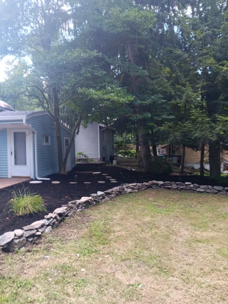 Affordable garden landscaping for beautiful yards in Strongsville, OH by Trade & Barter Labor