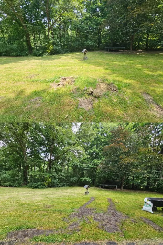 Custom garden landscaping for homes in Owings, MD by Trades By The Bay