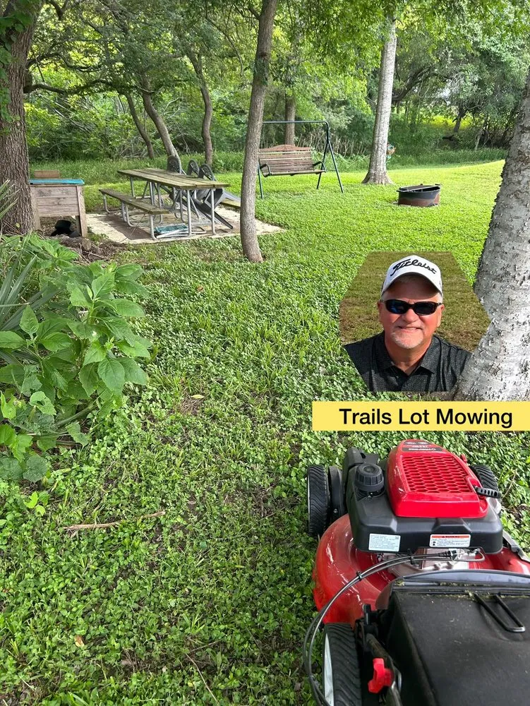 Professional landscaping services with custom design across Columbus, TX - Trails Lot Mowing