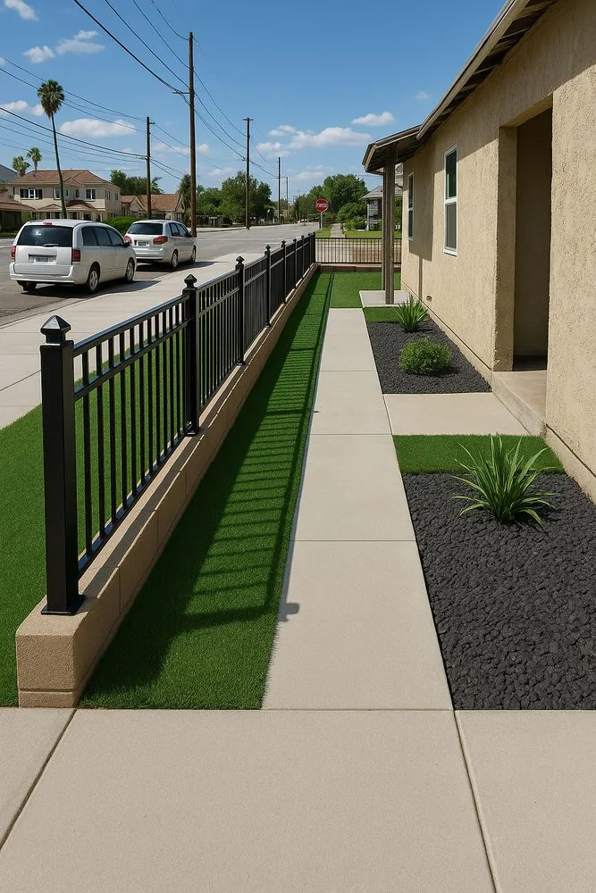 Affordable landscape installation in San Bernardino, CA by Trailstone Hardscaping