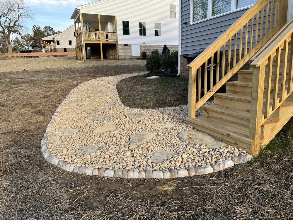 Professional landscape installation for homes across Manakin-Sabot, VA - Train of Manakin Landscaping