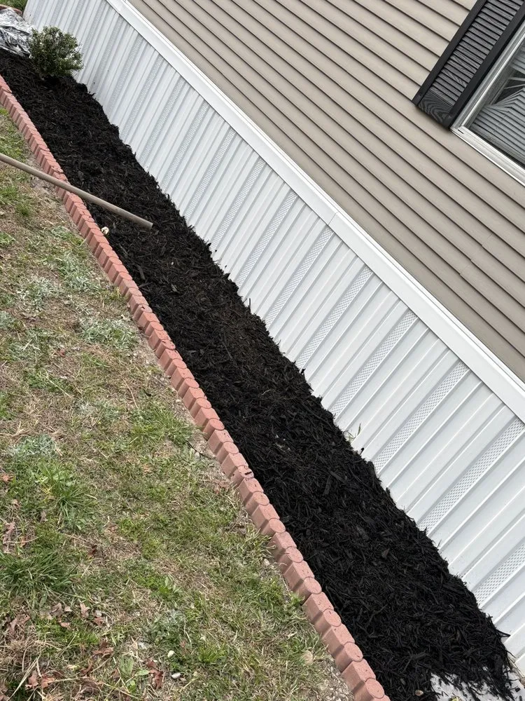 Affordable garden landscaping for homes in Asheboro, NC by Trakas Lawn Service