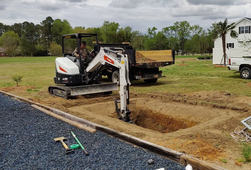 Reliable yard maintenance for beautiful yards across Raleigh, NC - Trampoline Installations