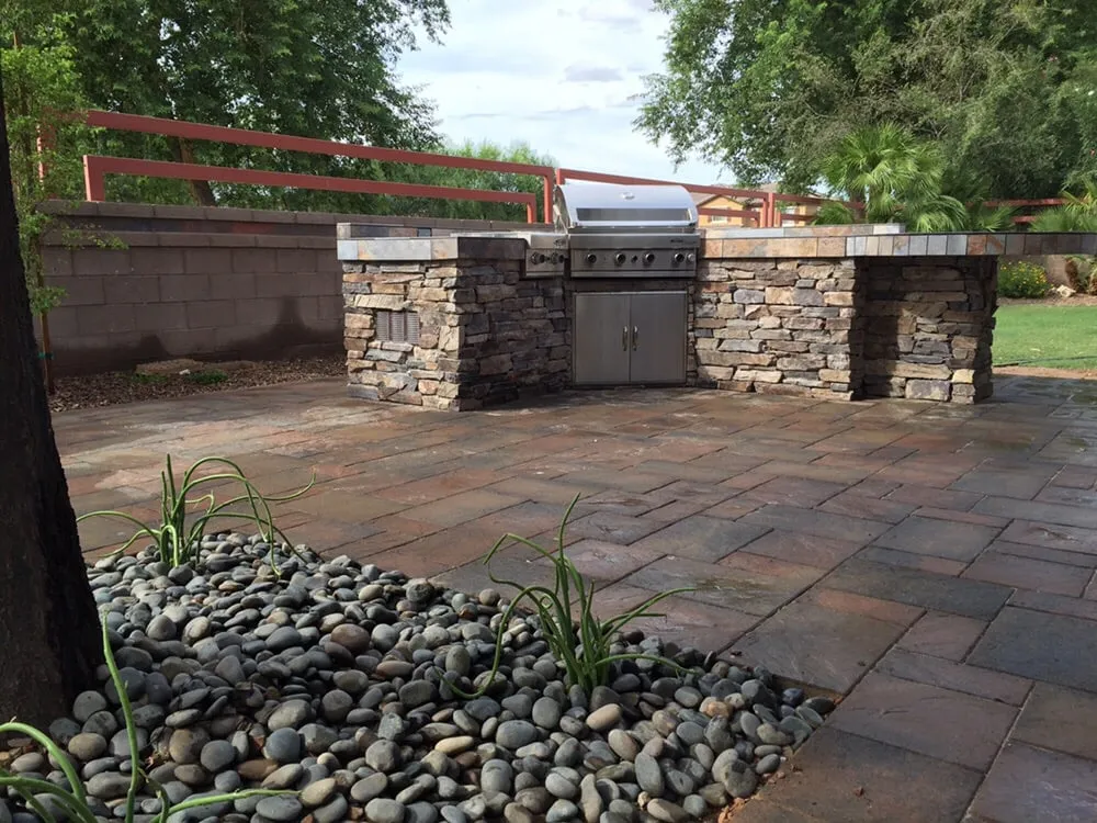 Professional yard maintenance for year-round maintenance in Queen Creek, AZ by Tranquil Oasis Landscapes