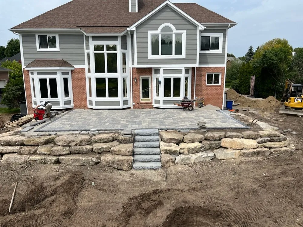 Expert landscape installation in Clarkston, MI by Transcending Gardens